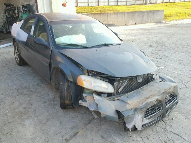 1B3EL46R62N219188 - 2002 DODGE STRATUS SE GREEN photo 1