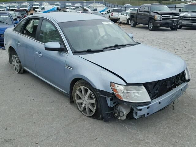 1FAHP24W98G126178 - 2008 FORD TAURUS SEL BLUE photo 1