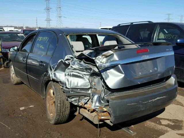 1G1ZU548X4F106119 - 2004 CHEVROLET MALIBU LT GRAY photo 3