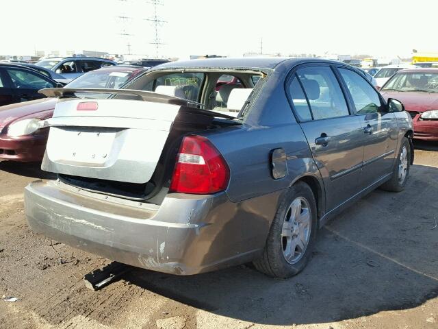 1G1ZU548X4F106119 - 2004 CHEVROLET MALIBU LT GRAY photo 4