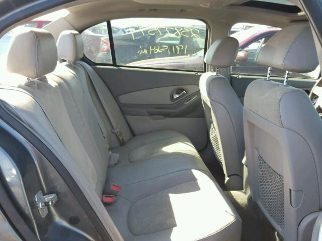 1G1ZU548X4F106119 - 2004 CHEVROLET MALIBU LT GRAY photo 6