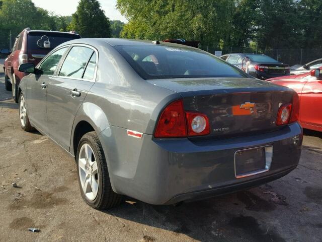 1G1ZG57B59F158957 - 2009 CHEVROLET MALIBU LS ნაცრისფერი ფოტო 3