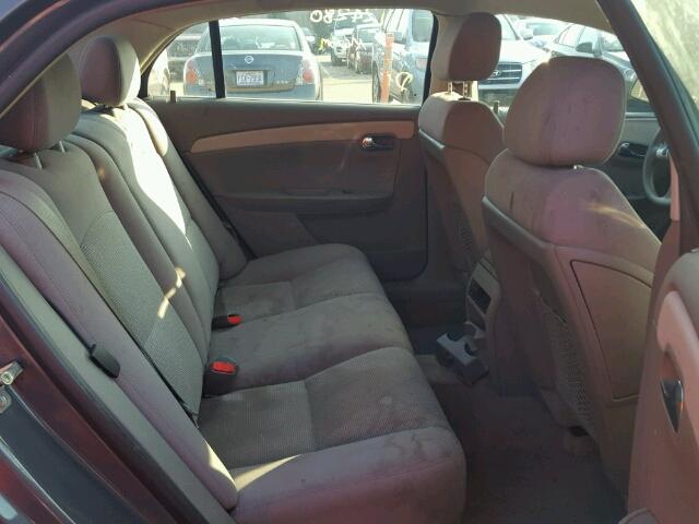 1G1ZG57B59F158957 - 2009 CHEVROLET MALIBU LS ნაცრისფერი ფოტო 6