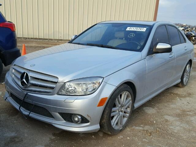 WDDGF54X59F230666 - 2009 MERCEDES-BENZ C 300 SILVER photo 2