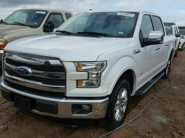 1FTEW1CP8FKE20329 - 2015 FORD F150 SUPER WHITE photo 2