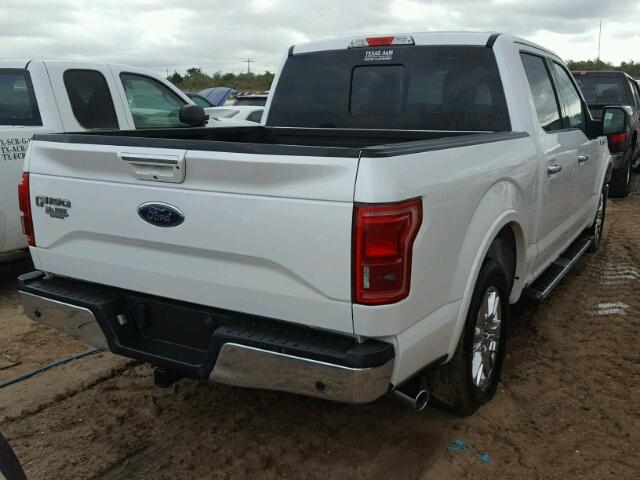 1FTEW1CP8FKE20329 - 2015 FORD F150 SUPER WHITE photo 4