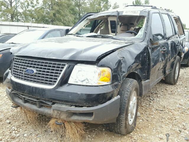 1FMPU16L24LB36267 - 2004 FORD EXPEDITION BLACK photo 2