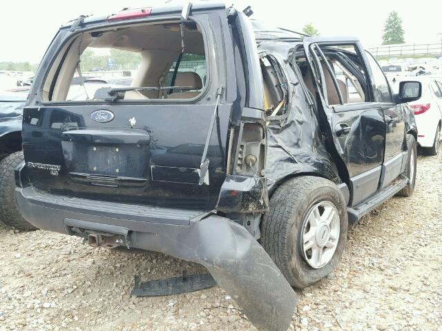 1FMPU16L24LB36267 - 2004 FORD EXPEDITION BLACK photo 4