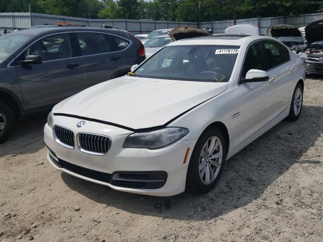 WBA5A7C51ED613339 - 2014 BMW 528 XI WHITE photo 2