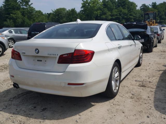 WBA5A7C51ED613339 - 2014 BMW 528 XI WHITE photo 4