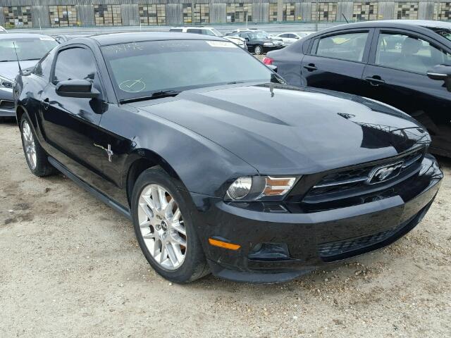 1ZVBP8AM9C5220908 - 2012 FORD MUSTANG BLACK photo 1