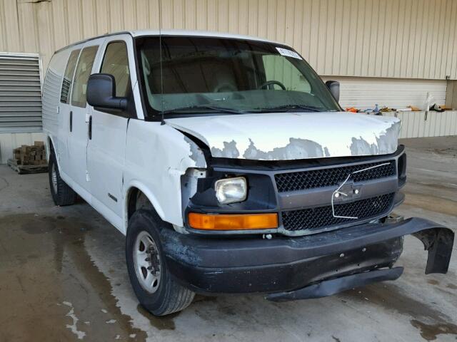 1GCGG25V251101083 - 2005 CHEVROLET EXPRESS G2 WHITE photo 1