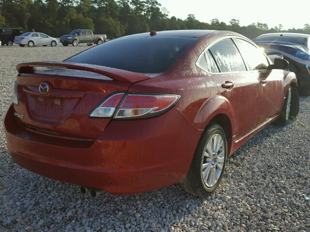 1YVHP82A595M13464 - 2009 MAZDA 6 I RED photo 4