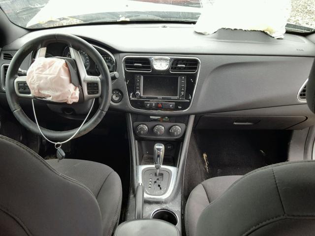 1C3CCBBB1DN552988 - 2013 CHRYSLER 200 TOURIN GRAY photo 9