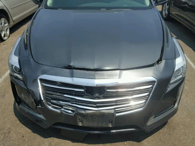 1G6AR5SX0F0106364 - 2015 CADILLAC CTS LUXURY CHARCOAL photo 7