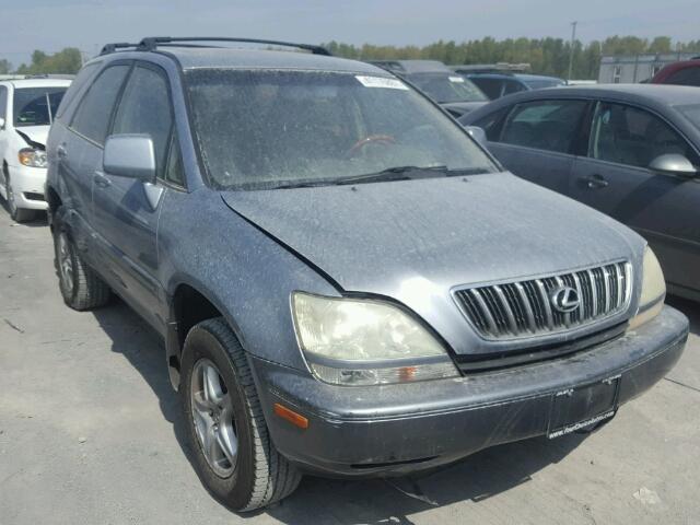 JTJHF10U920271875 - 2002 LEXUS RX BLUE photo 1