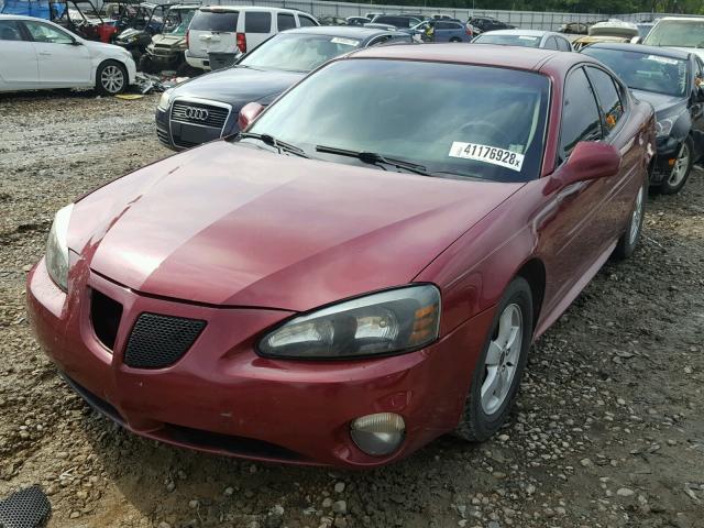 2G2WP522951330382 - 2005 PONTIAC GRAND PRIX BURGUNDY photo 2
