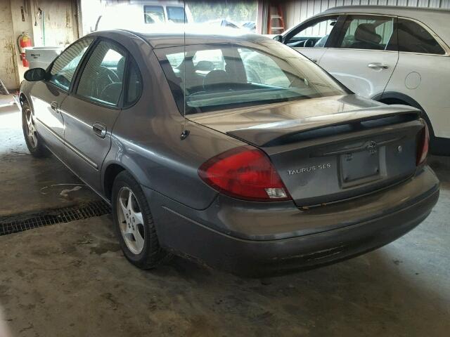 1FAFP55S32G207771 - 2002 FORD TAURUS SES GRAY photo 3