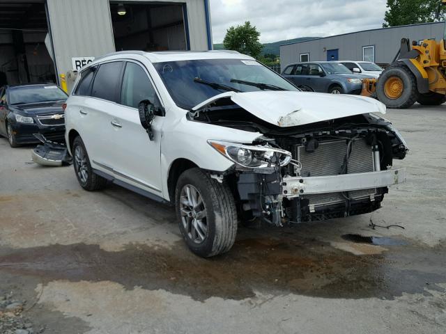 5N1AL0MM5DC347090 - 2013 INFINITI JX35 BASE WHITE photo 1