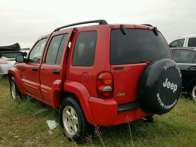 1J4GK58K23W662461 - 2003 JEEP LIBERTY LI RED photo 3