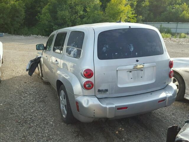 3GNDA13D98S585322 - 2008 CHEVROLET HHR LS SILVER photo 3