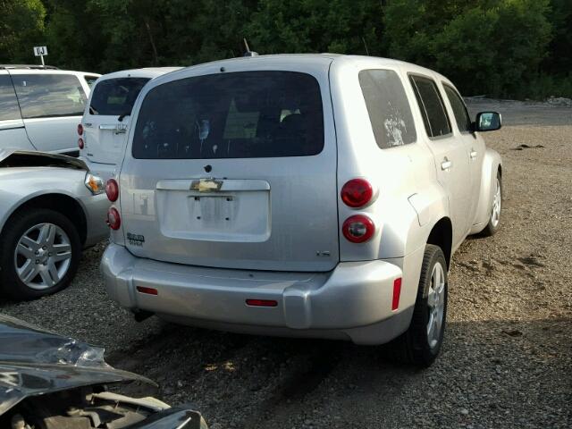 3GNDA13D98S585322 - 2008 CHEVROLET HHR LS SILVER photo 4