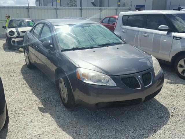 1G2ZF58BX74124146 - 2007 PONTIAC G6 GRAY photo 1