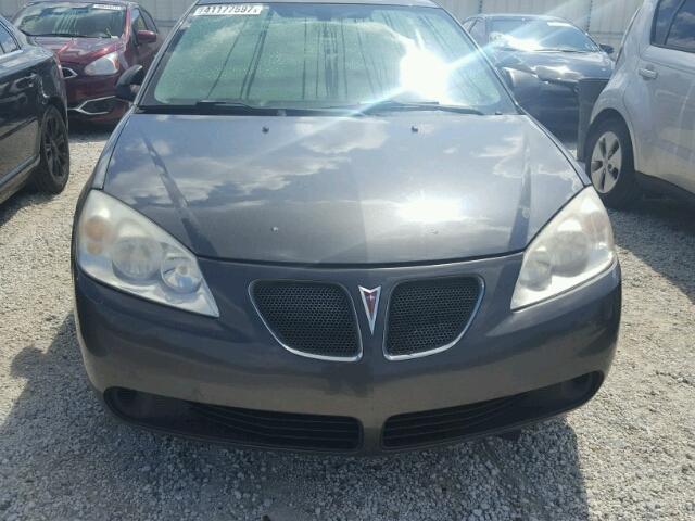 1G2ZF58BX74124146 - 2007 PONTIAC G6 GRAY photo 9