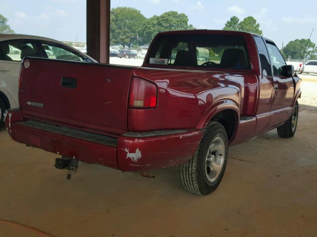 1GCCS195428172788 - 2002 CHEVROLET S TRUCK S1 RED photo 4