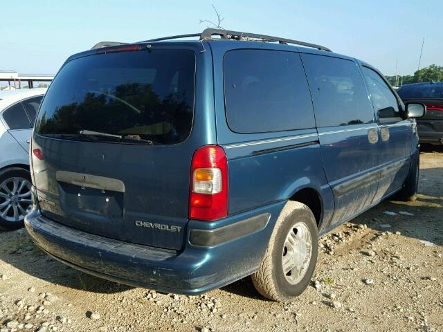 1GNDX03E32D146481 - 2002 CHEVROLET VENTURE BLUE photo 4