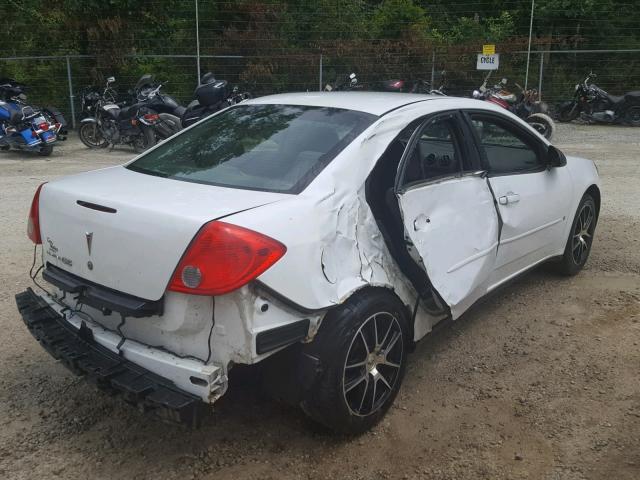 1G2ZG57BX94104478 - 2009 PONTIAC G6 WHITE photo 4