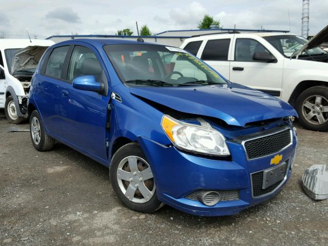 KL1TD6DE8AB099612 - 2010 CHEVROLET AVEO LS BLUE photo 1