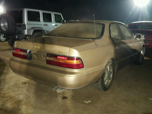 JT8BF12G6T0172382 - 1996 LEXUS ES TAN photo 4