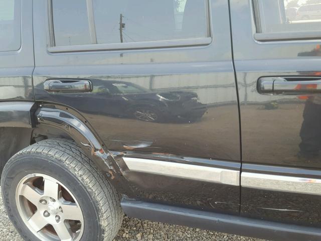 1J4RH4GK2AC157571 - 2010 JEEP COMMANDER BLACK photo 9