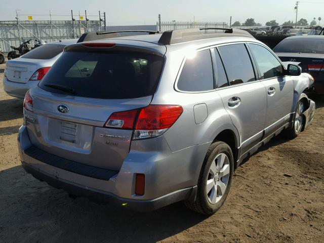 4S4BRCBC9A3368583 - 2010 SUBARU OUTBACK 2. SILVER photo 4