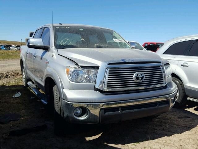 5TFFY5F12CX124699 - 2012 TOYOTA TUNDRA GRAY photo 1