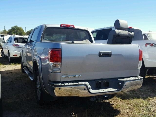 5TFFY5F12CX124699 - 2012 TOYOTA TUNDRA GRAY photo 3