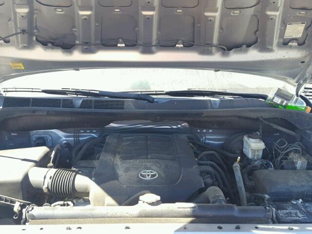 5TFFY5F12CX124699 - 2012 TOYOTA TUNDRA GRAY photo 7