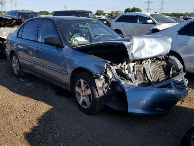 2HGEJ6618YH558662 - 2000 HONDA CIVIC BASE 蓝色 照片 1