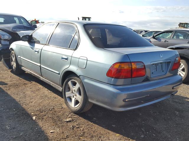 2HGEJ6618YH558662 - 2000 HONDA CIVIC BASE 蓝色 照片 3