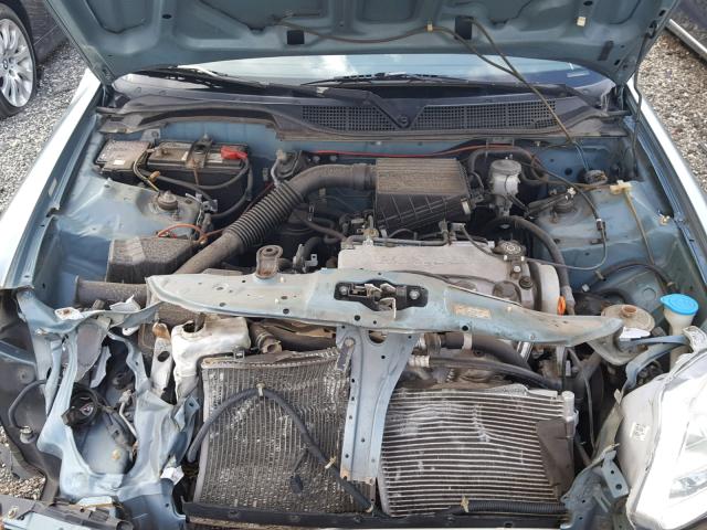 2HGEJ6618YH558662 - 2000 HONDA CIVIC BASE 蓝色 照片 7