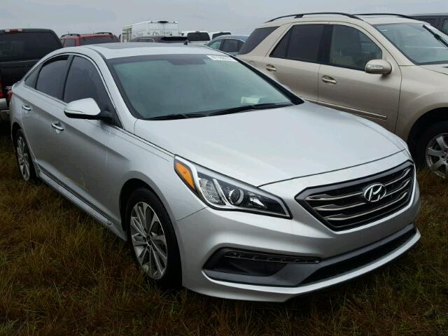 5NPE34AF2GH405670 - 2016 HYUNDAI SONATA SILVER photo 1