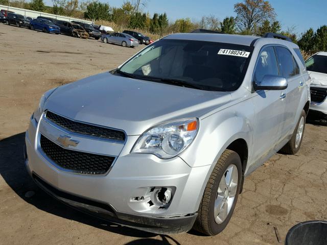 2GNFLFEK8F6234182 - 2015 CHEVROLET EQUINOX LT SILVER photo 2