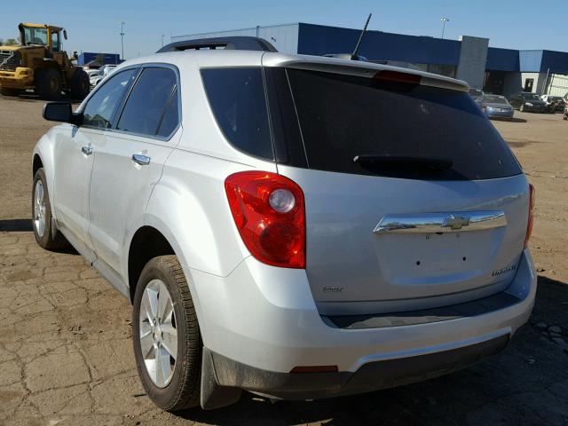 2GNFLFEK8F6234182 - 2015 CHEVROLET EQUINOX LT SILVER photo 3