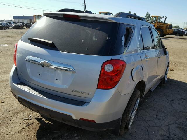 2GNFLFEK8F6234182 - 2015 CHEVROLET EQUINOX LT SILVER photo 4