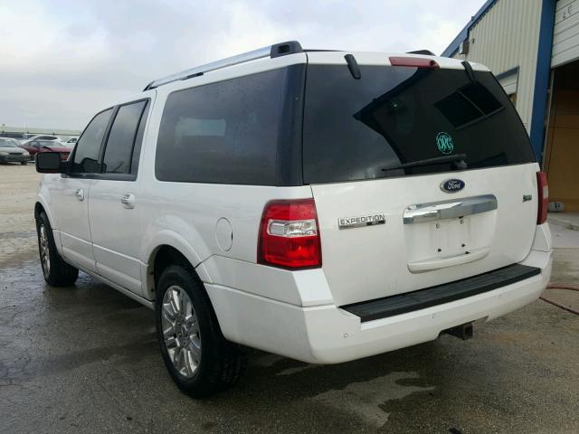 1FMJK1K52BEF20747 - 2011 FORD EXPEDITION WHITE photo 3