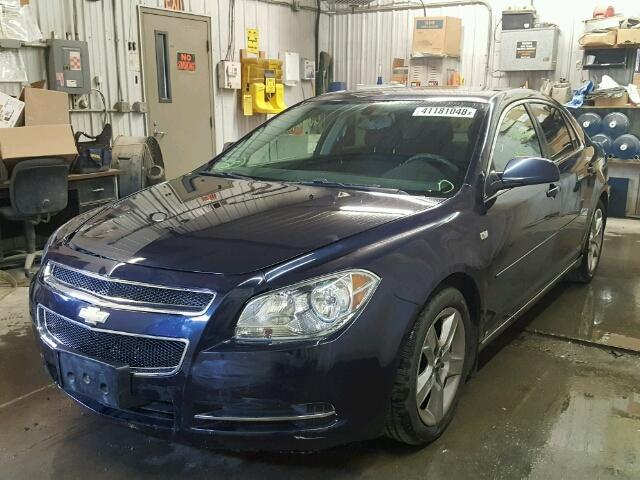 1G1ZH57B68F184253 - 2008 CHEVROLET MALIBU 1LT BLUE photo 2