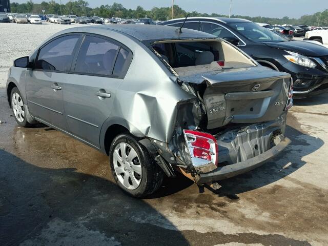 3N1AB61E37L703135 - 2007 NISSAN SENTRA GRAY photo 3