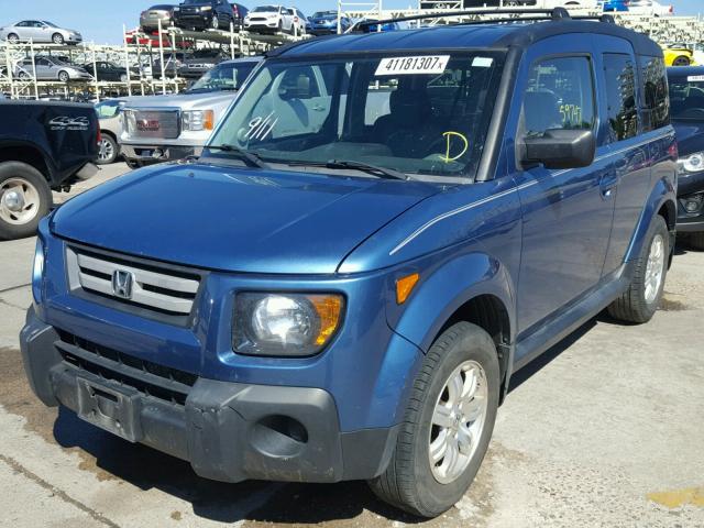 5J6YH27778L019725 - 2008 HONDA ELEMENT BLUE photo 2