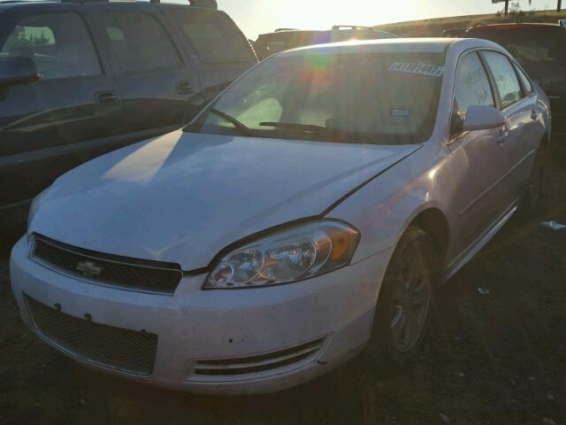 2G1WF5E3XD1133053 - 2013 CHEVROLET IMPALA WHITE photo 2